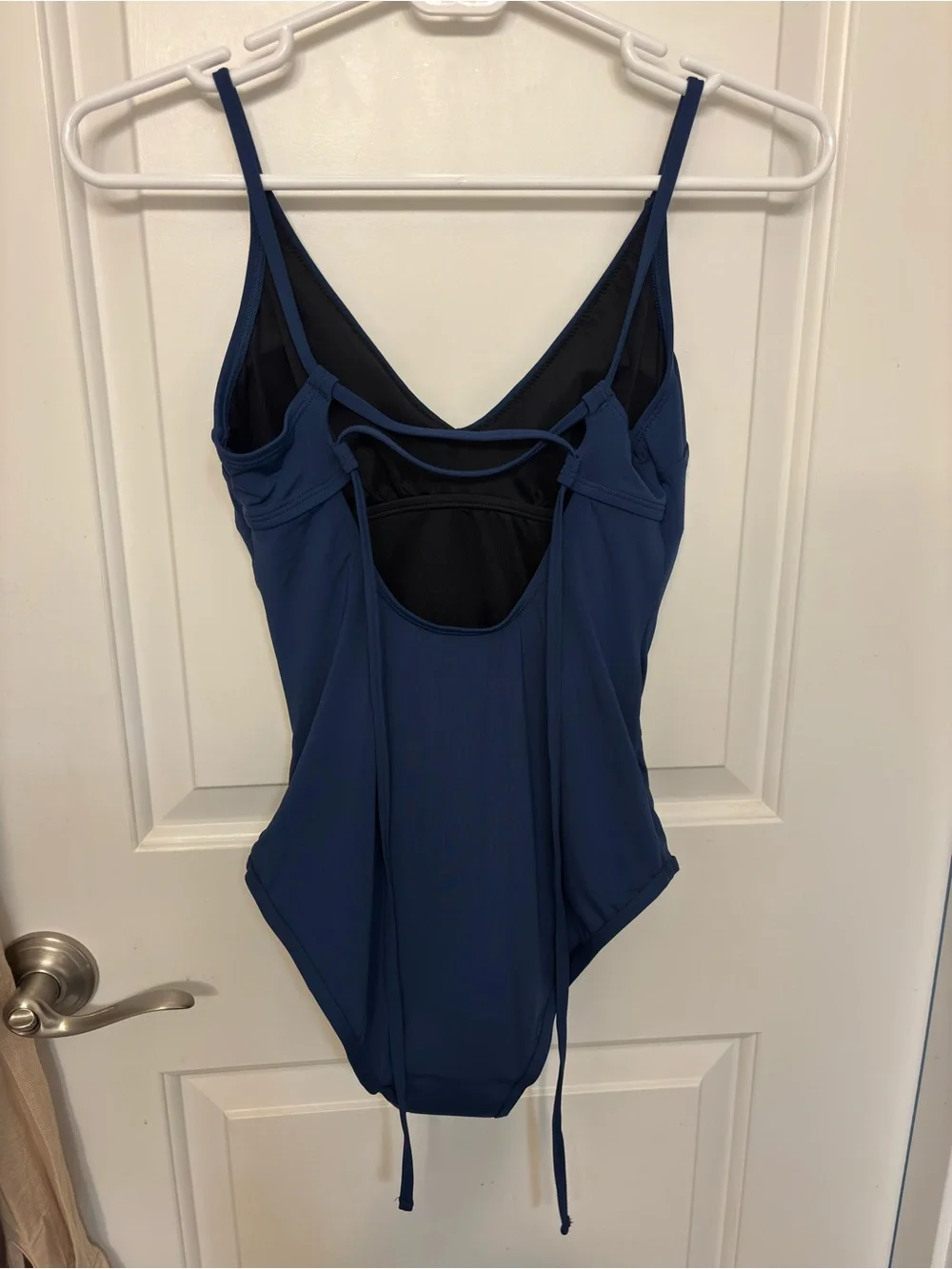 NWOT Women’s One Piece Tummy Control Swimsuit Small Navy